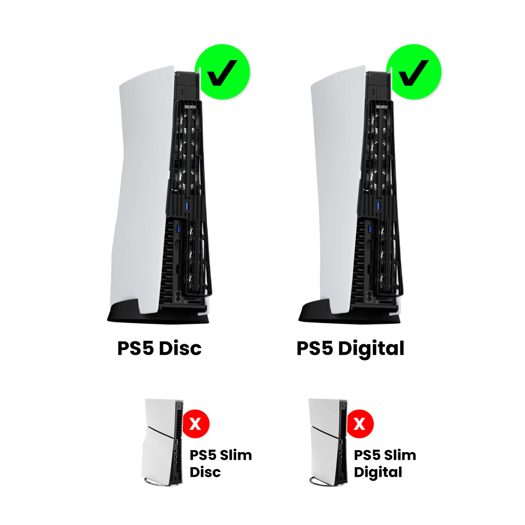 PS5 cooler that supports PS5 fat
