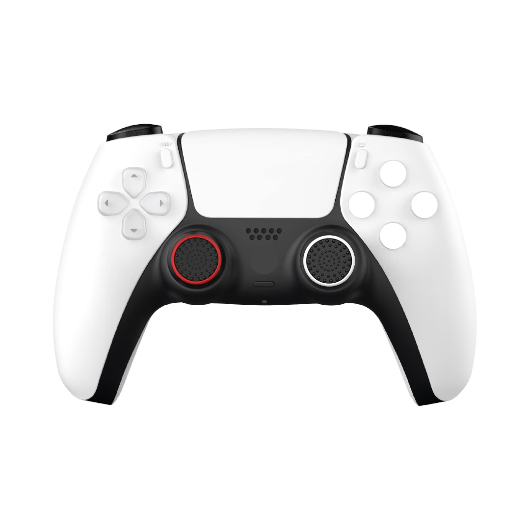 Thumb grips providing increased control and a comfortable, non-slip grip.